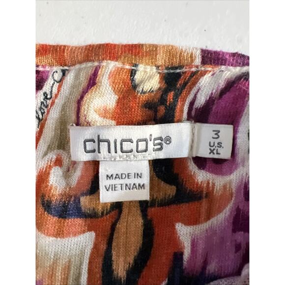 Chico’s Size XL Tennis Skort Linen Front Tie Shirt Set 40th Anniversary Chicos - Picture 14 of 15